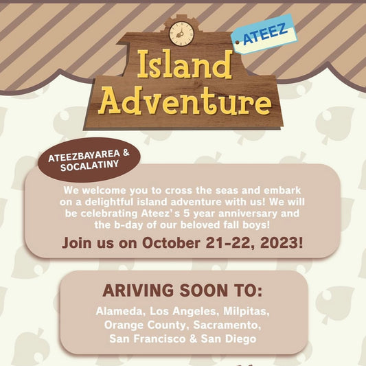 Ateez Island Adventure - 10/22/23