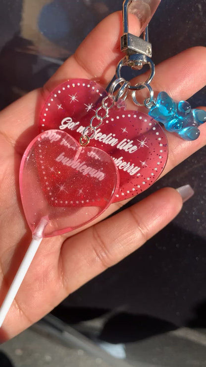 Baekhyun Candy Lollipop Keychain
