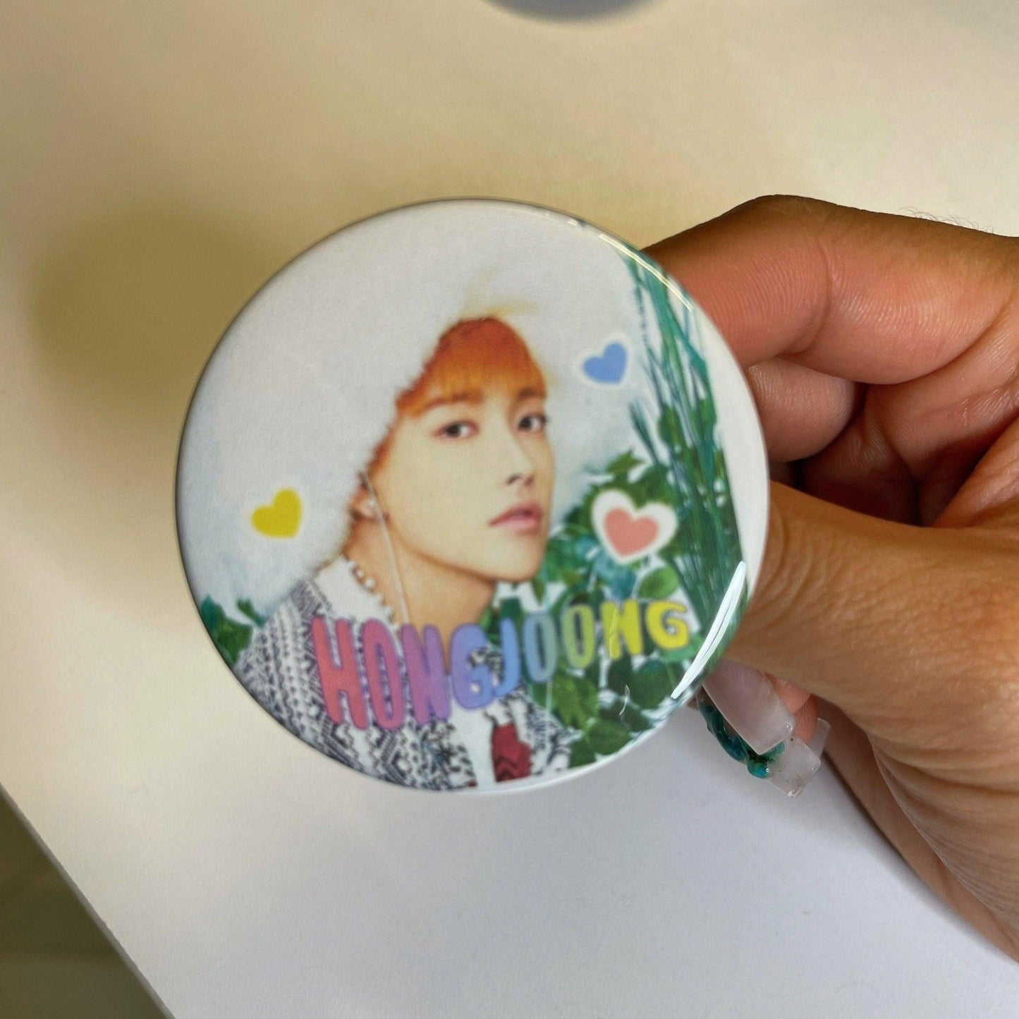 ATEEZ Eternal Sunshine Buttons - MilkBunn Co. Hongjoong.
