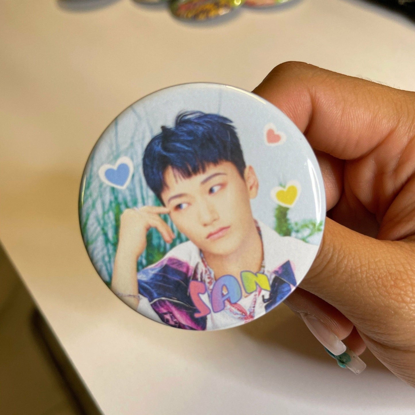 ATEEZ Eternal Sunshine Buttons - MilkBunn Co. San.
