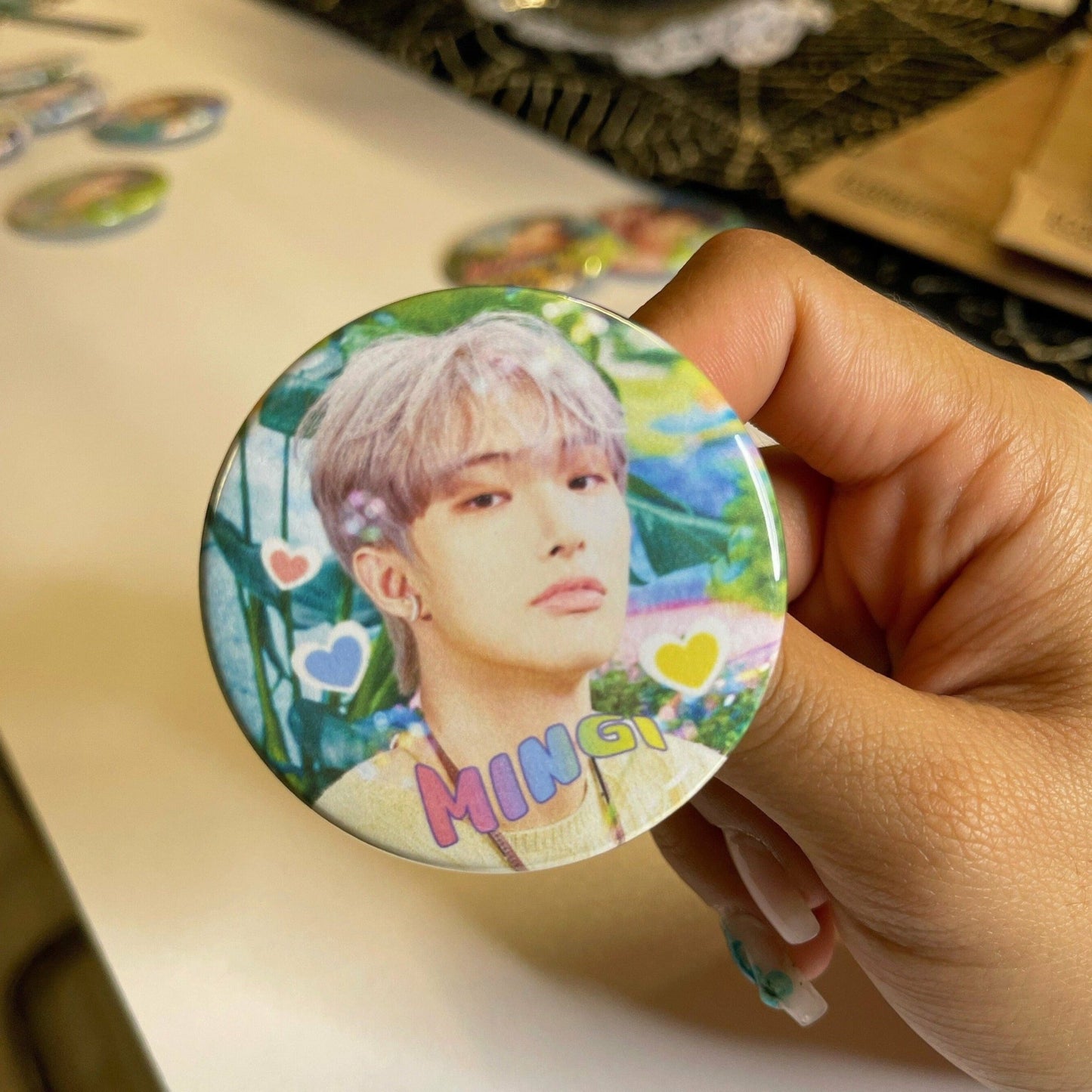 ATEEZ Eternal Sunshine Buttons - MilkBunn Co. Mingi.