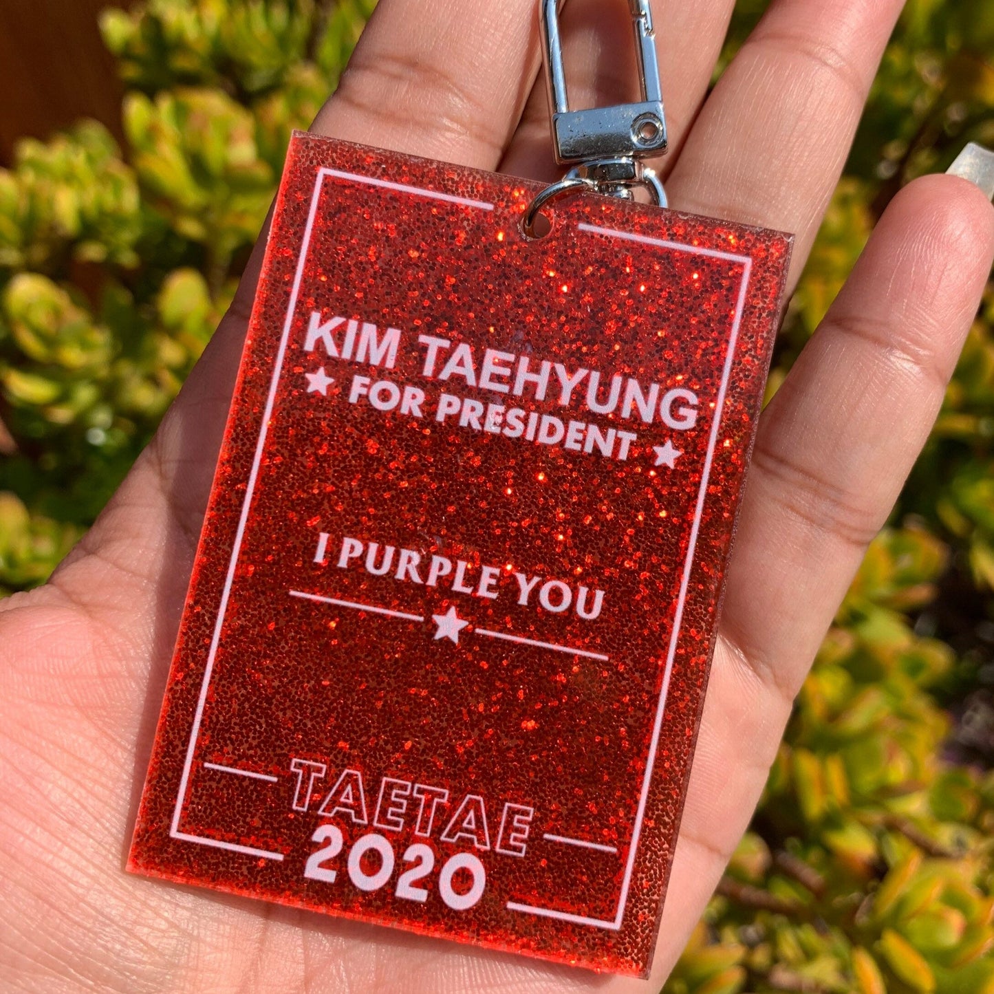 BTS For President 2020 Keychain
