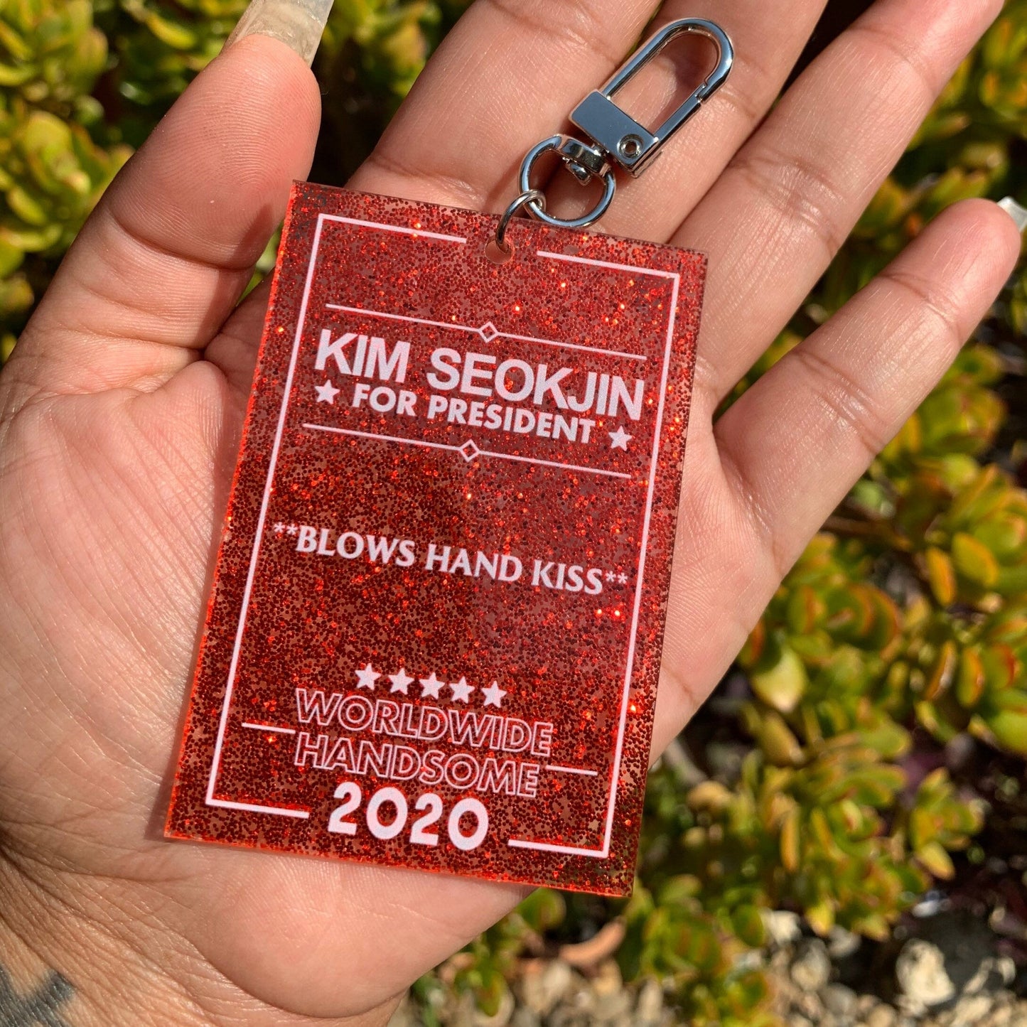 BTS For President 2020 Keychain