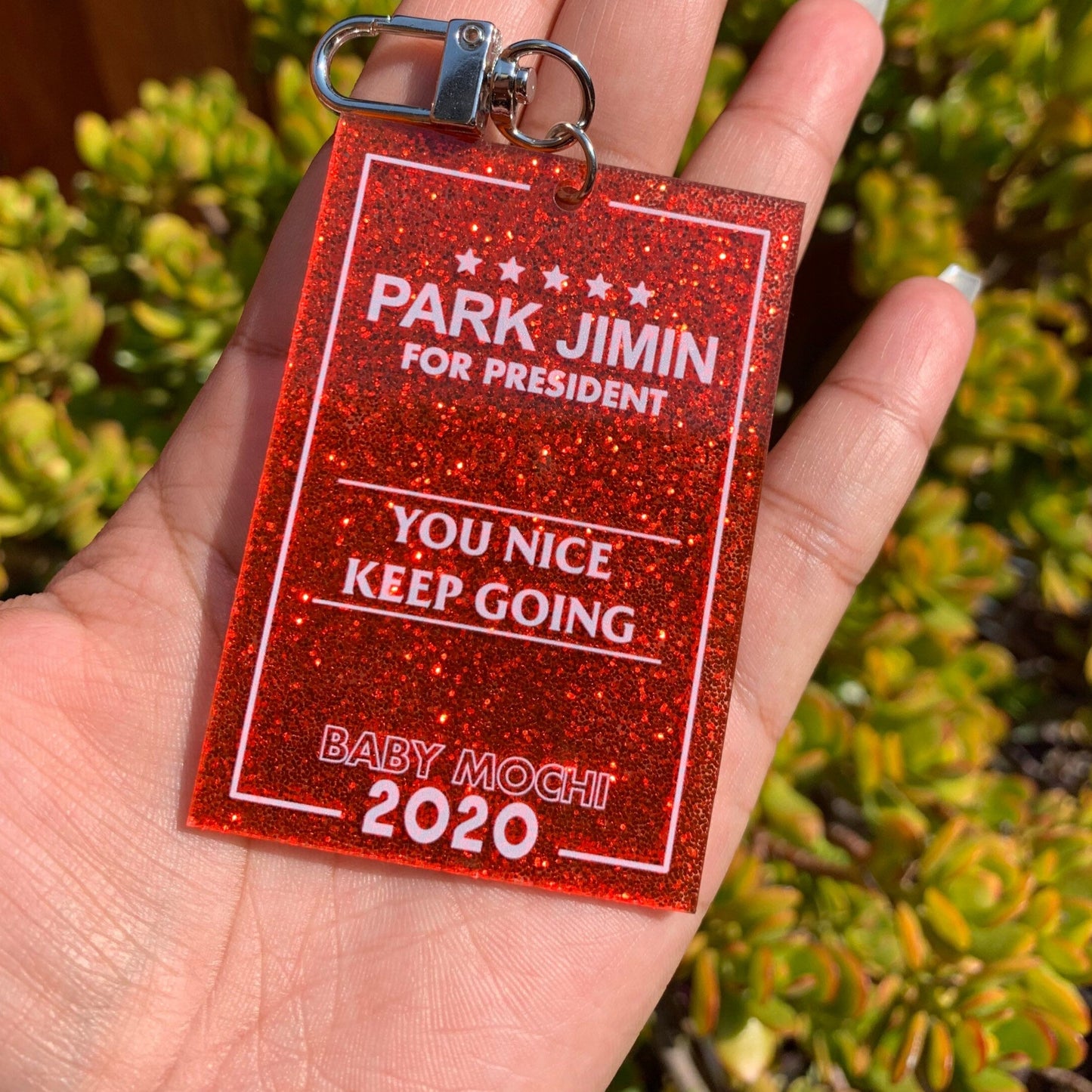 BTS For President 2020 Keychain