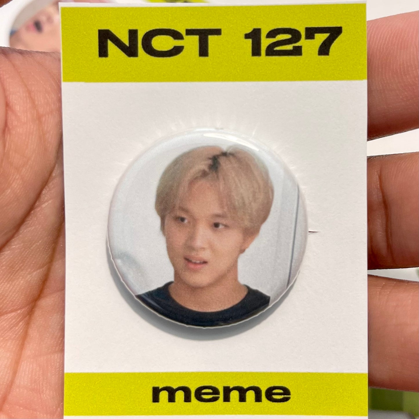NCT 127 Meme Buttons