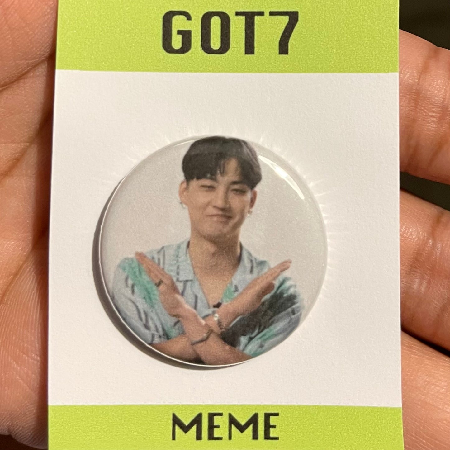 Jackson funny face meme button