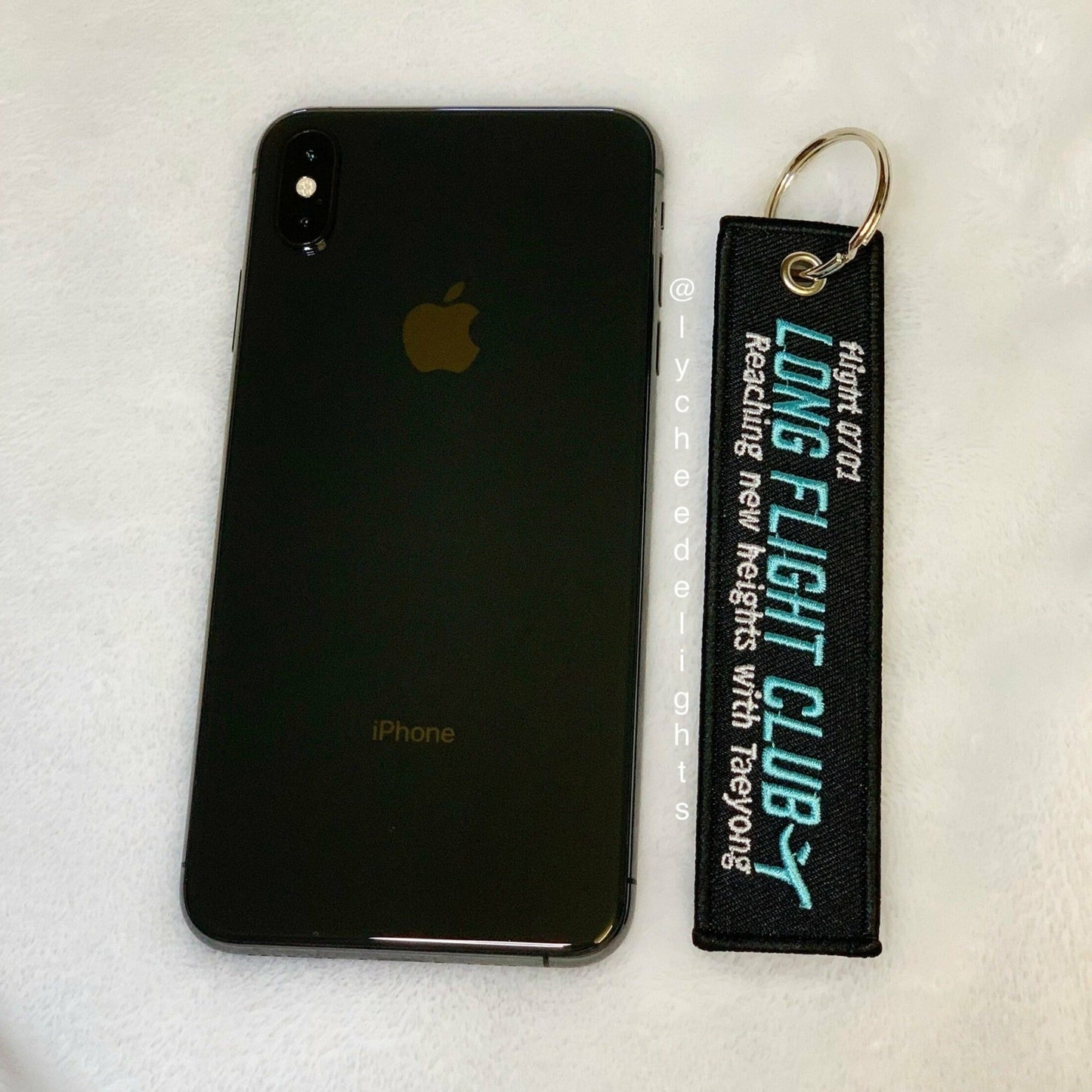 TAEYONG Long Flight Club Lanyard - MilkBunn Co. NCT leader Taeyong inspired merch. Based on Long flight.