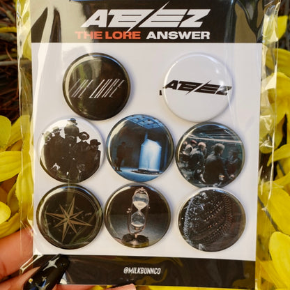Ateez [The Lore] Buttons