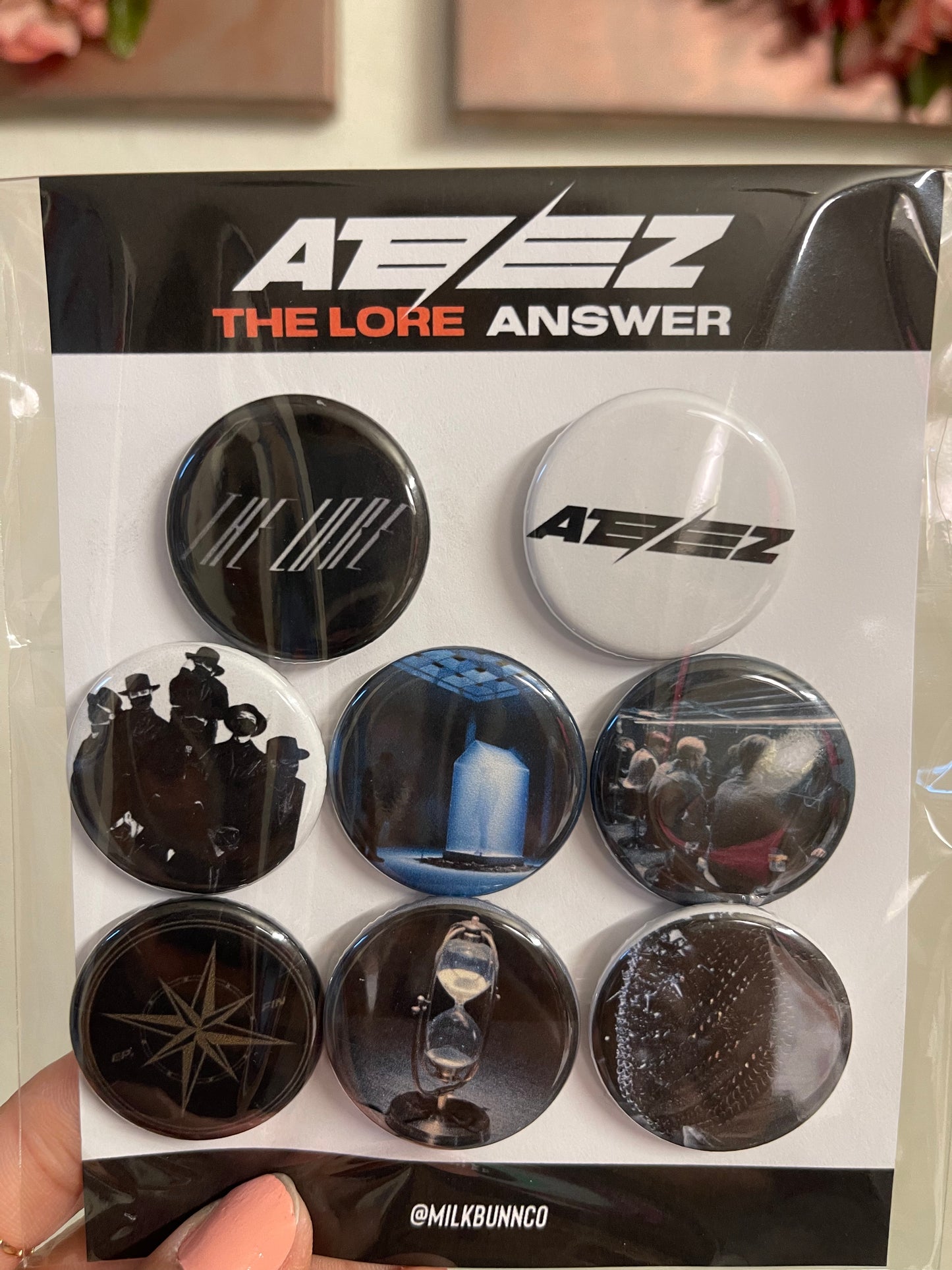 Ateez [The Lore] Buttons