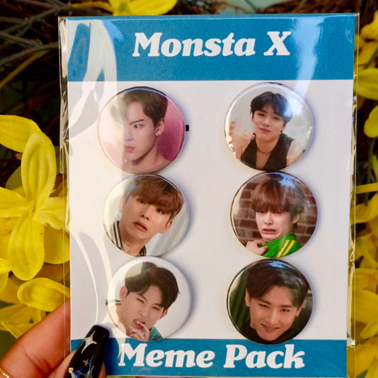Monsta X Meme Buttons