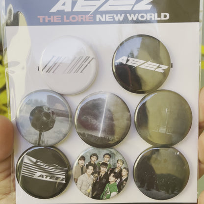 Ateez [The Lore] Buttons