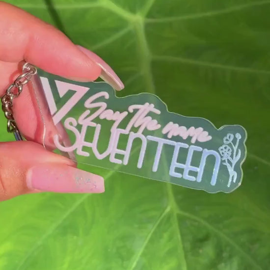Seventeen Say The Name Keychain