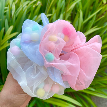 PomPom Scrunchie