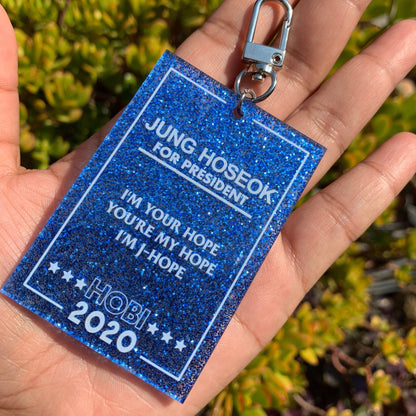 BTS For President 2020 Keychain