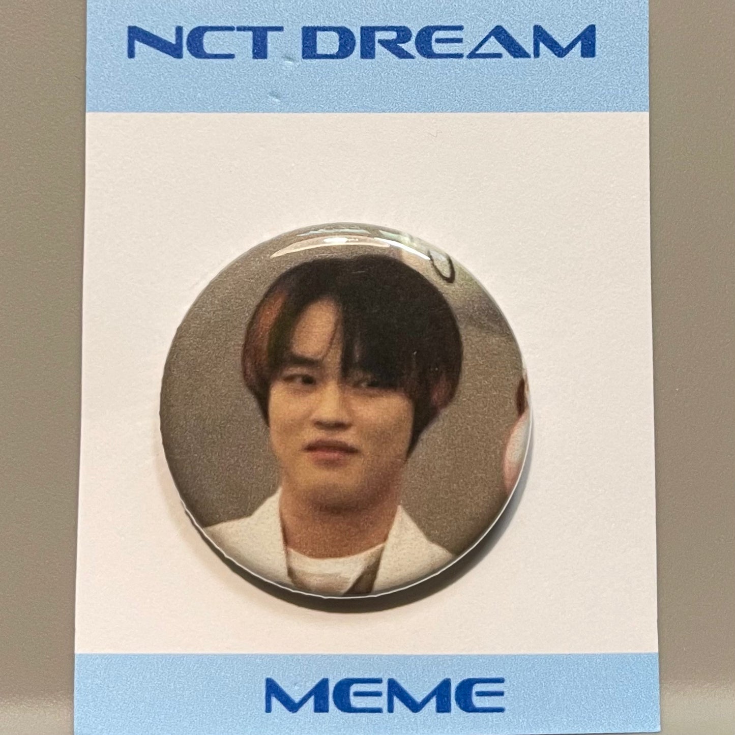Chenle funny face meme button
