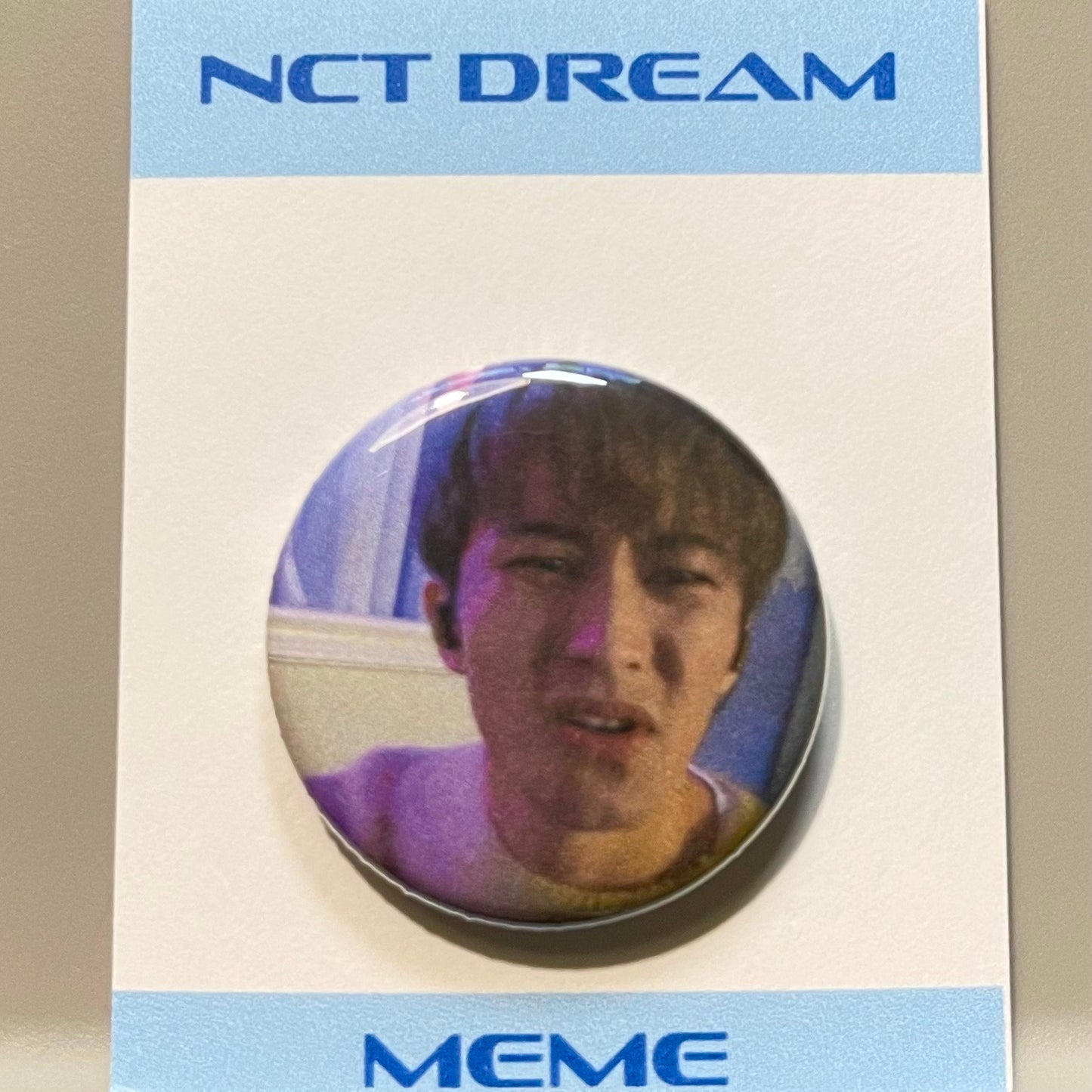 Mark funny face meme button