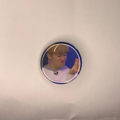 NCT Dream Meme Buttons - MilkBunn Co. Mark funny face meme button