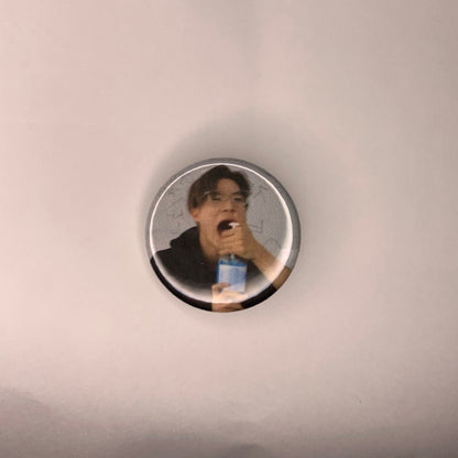 NCT Dream Meme Buttons - MilkBunn Co. Jeno funny face meme button
