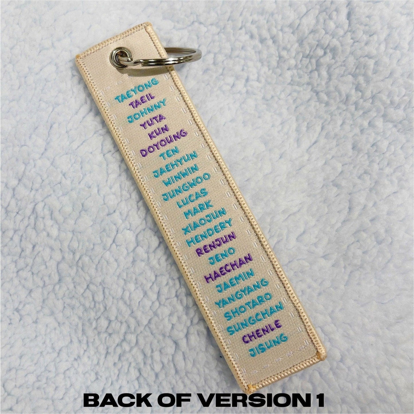 NCT U From Home Lanyard - MilkBunn Co. Lanyard inspired by NCT From Home. Taeil, Yuta, Kun, Doyoung, Renjun, Haechan, Chenle