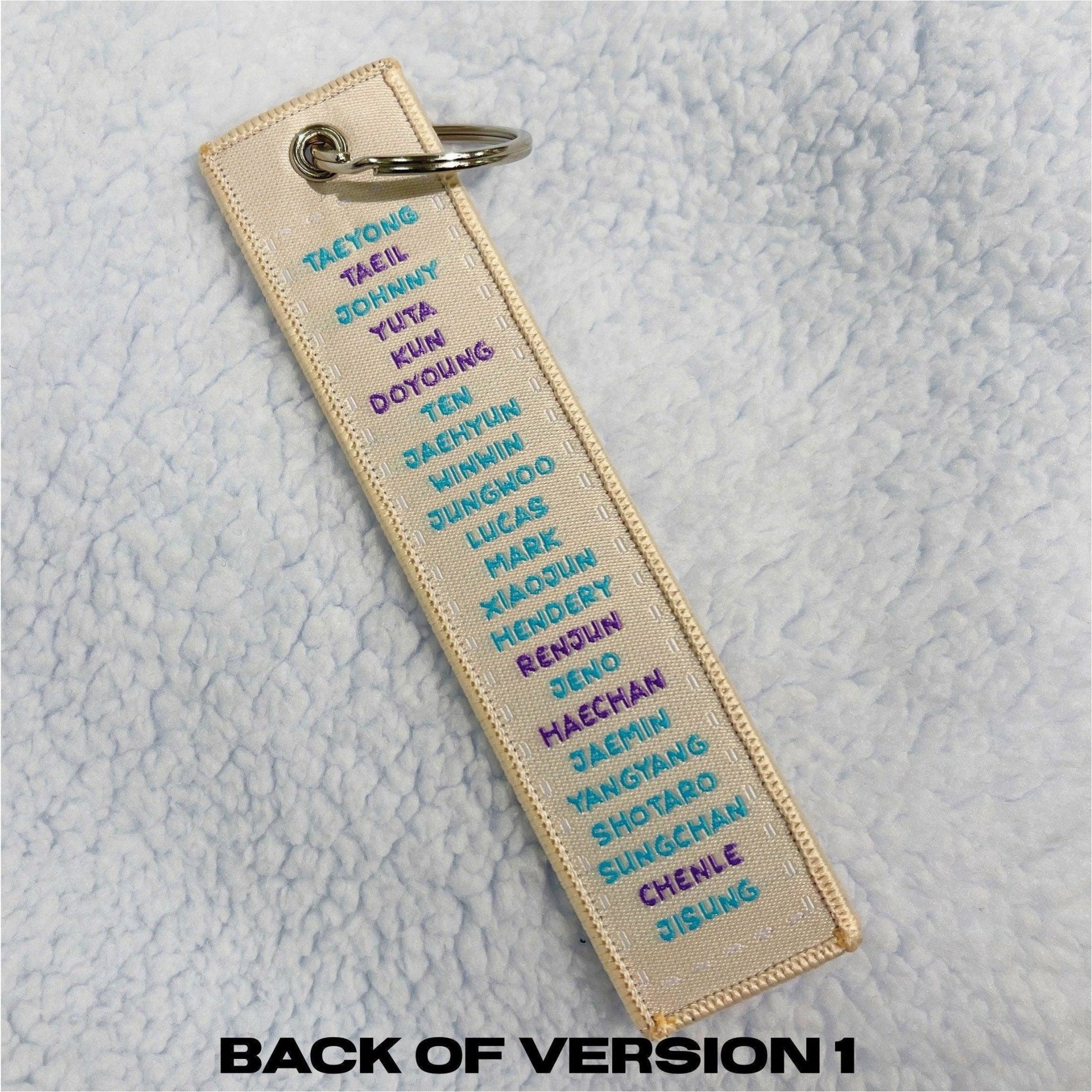 NCT U From Home Lanyard - MilkBunn Co. Lanyard inspired by NCT From Home. Taeil, Yuta, Kun, Doyoung, Renjun, Haechan, Chenle