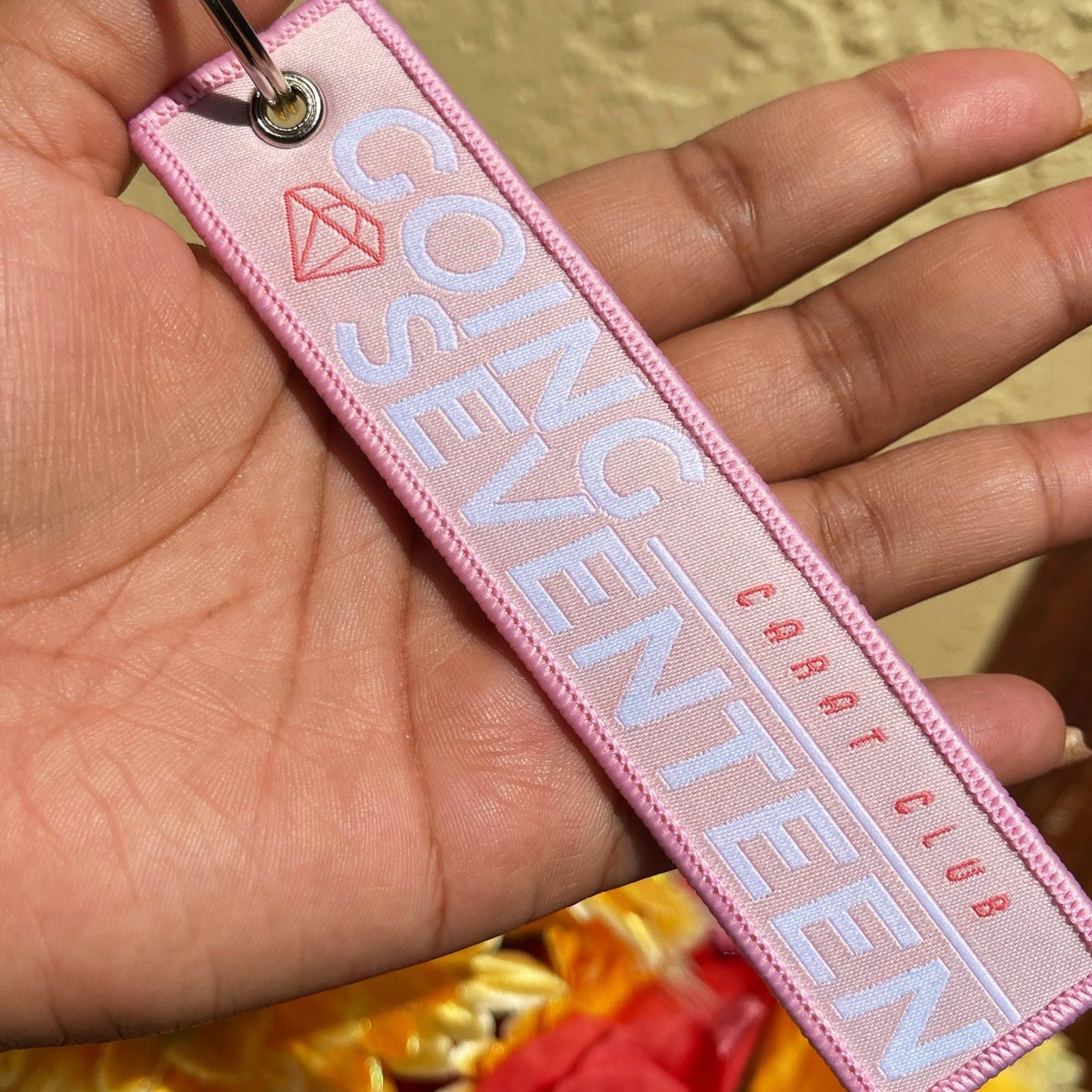 SVT Going SVT Lanyard - MilkBunn Co. Seventeen carat club lanyard for Carats, SVT fandom. Going Seventeen inspired merch.