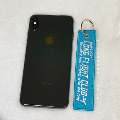 TAEYONG Long Flight Club Lanyard - MilkBunn Co. NCT leader Taeyong inspired merch. Based on Long flight.