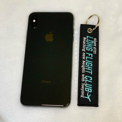 TAEYONG Long Flight Club Lanyard - MilkBunn Co. NCT leader Taeyong inspired merch. Based on Long flight.